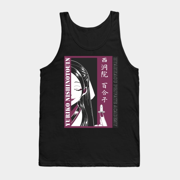 Yuriko Nishinotouin Kakegurui Tank Top by IKIGAISEKAI